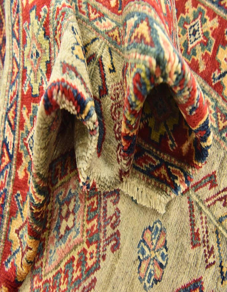 Detail image of 2' 7 x 9' 9  Hand Knotted Kazak Oriental Runner Rug