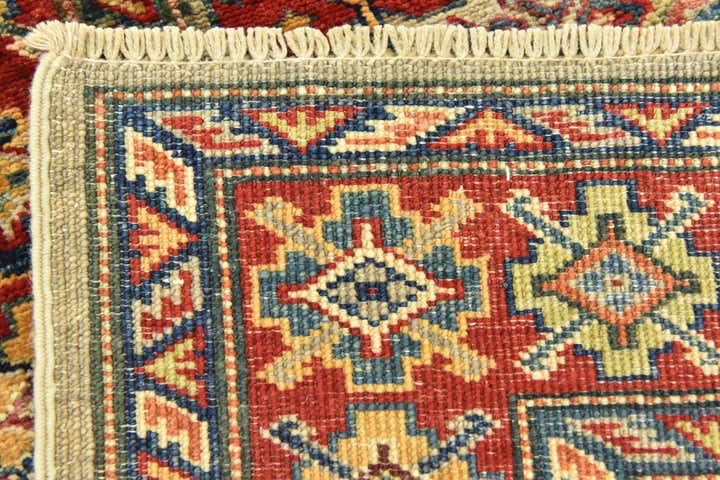 2' 7 x 9' 9 Hand Knotted Kazak Oriental Runner Rug