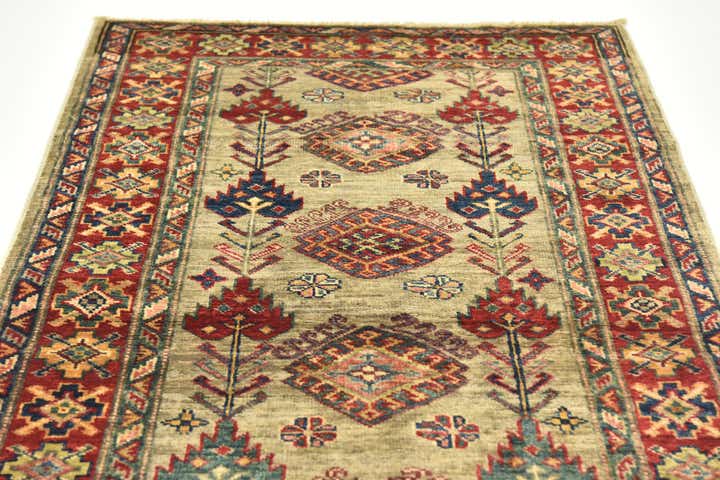 2' 7 x 9' 9 Hand Knotted Kazak Oriental Runner Rug