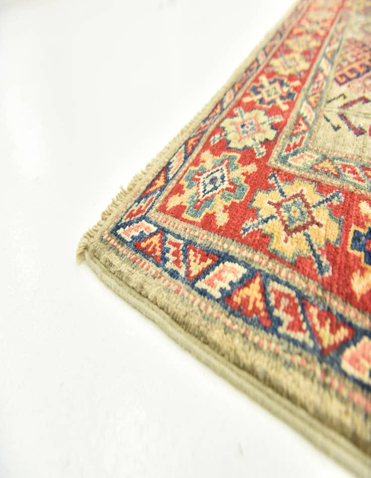 Detail image of 2' 7 x 9' 9  Hand Knotted Kazak Oriental Runner Rug