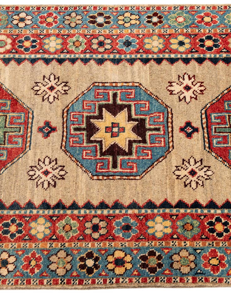 Detail image of 2' 9 x 9' 8  Hand Knotted Kazak Runner Rug