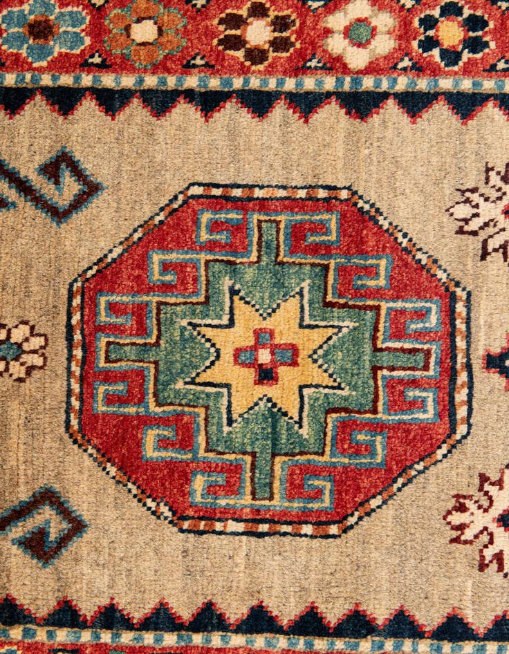 Detail image of 2' 9 x 9' 8  Hand Knotted Kazak Runner Rug