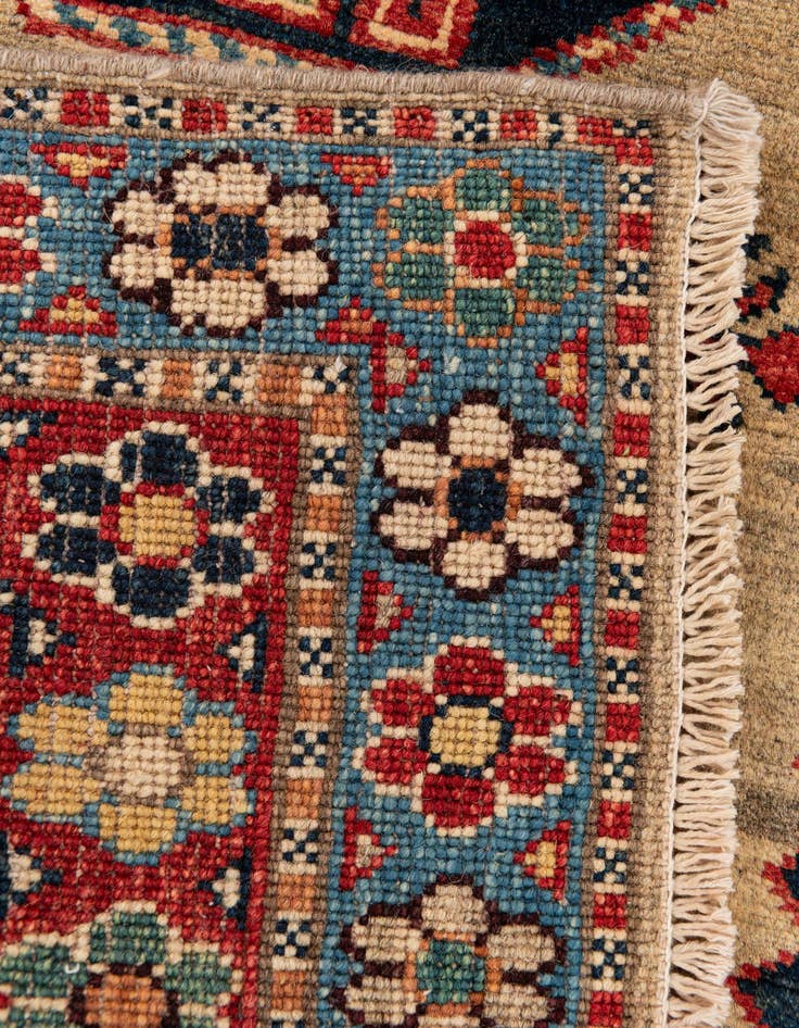 Detail image of 2' 9 x 9' 8  Hand Knotted Kazak Runner Rug