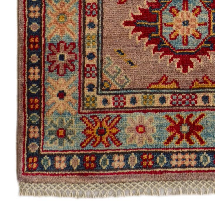 Detail image of 2' 1 x 6' Hand Knotted Kazak Runner Rug