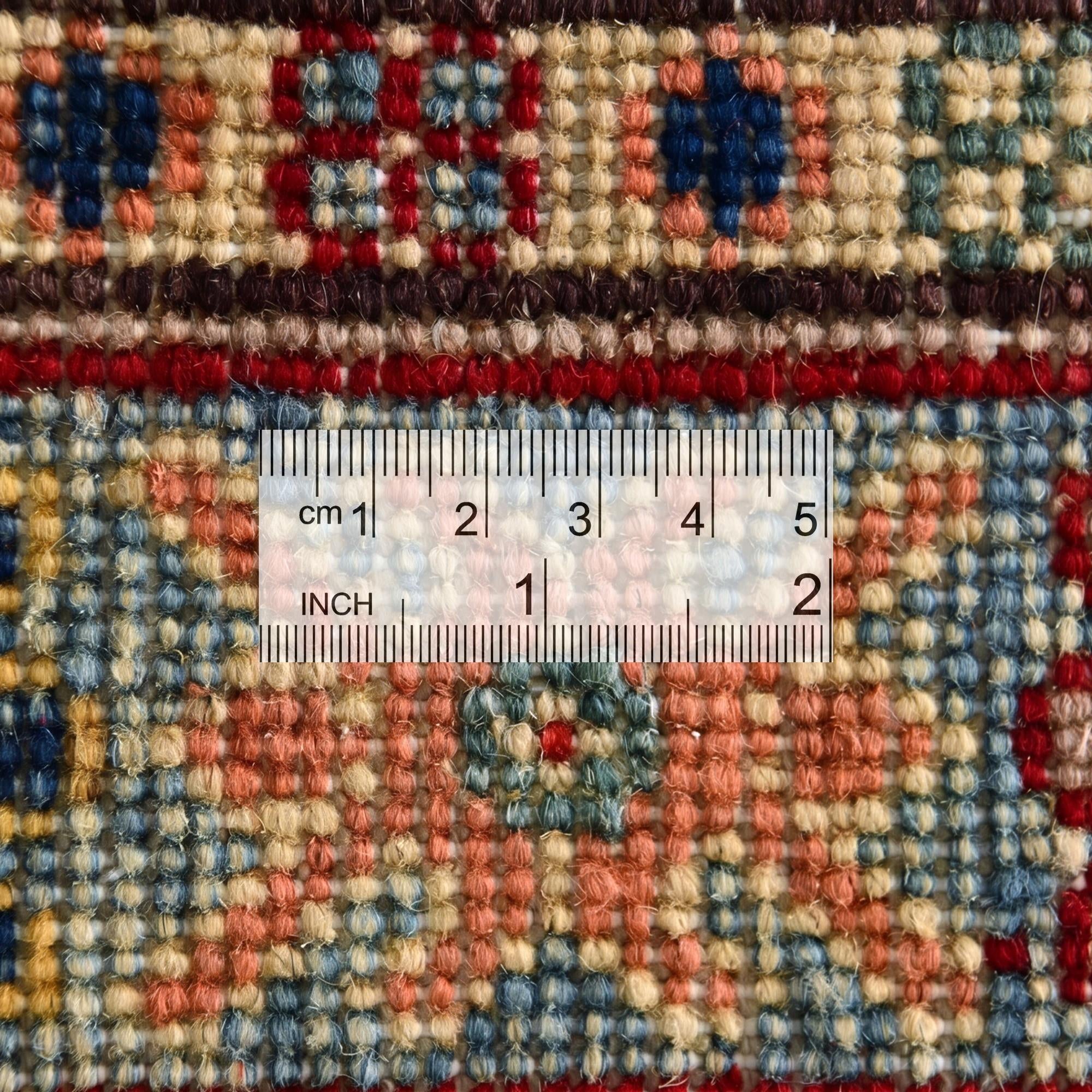 2' 1 x 6' Hand Knotted Kazak Runner Rug