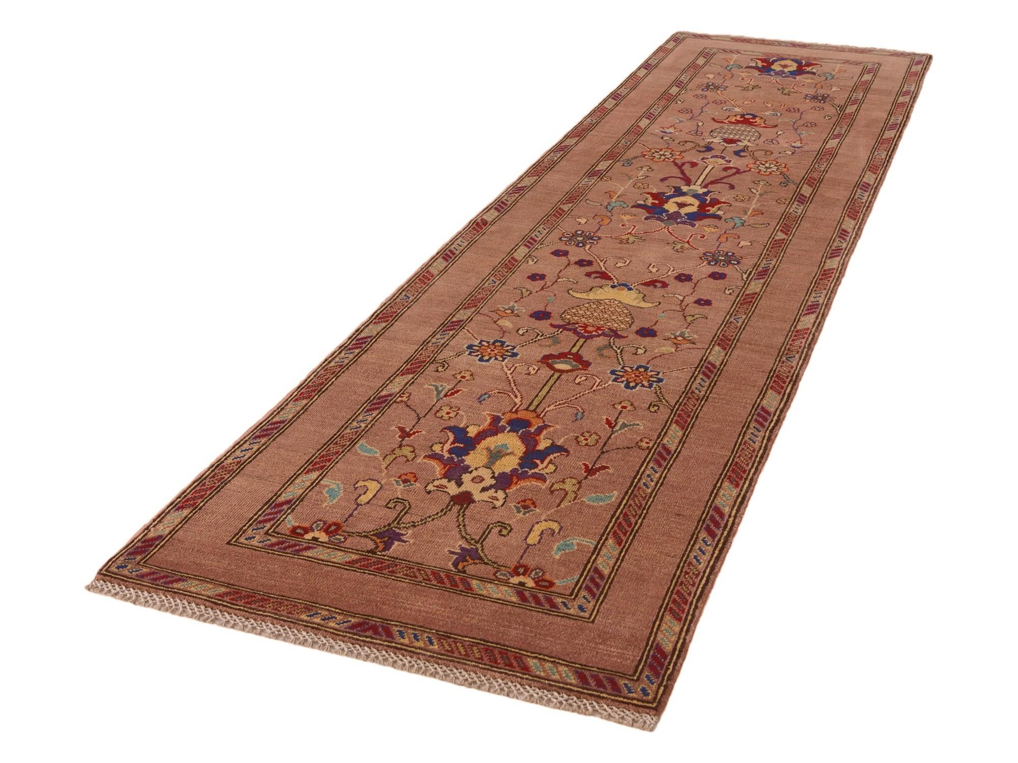 2' 9 x 10' 3 Hand Knotted Kazak Runner Rug