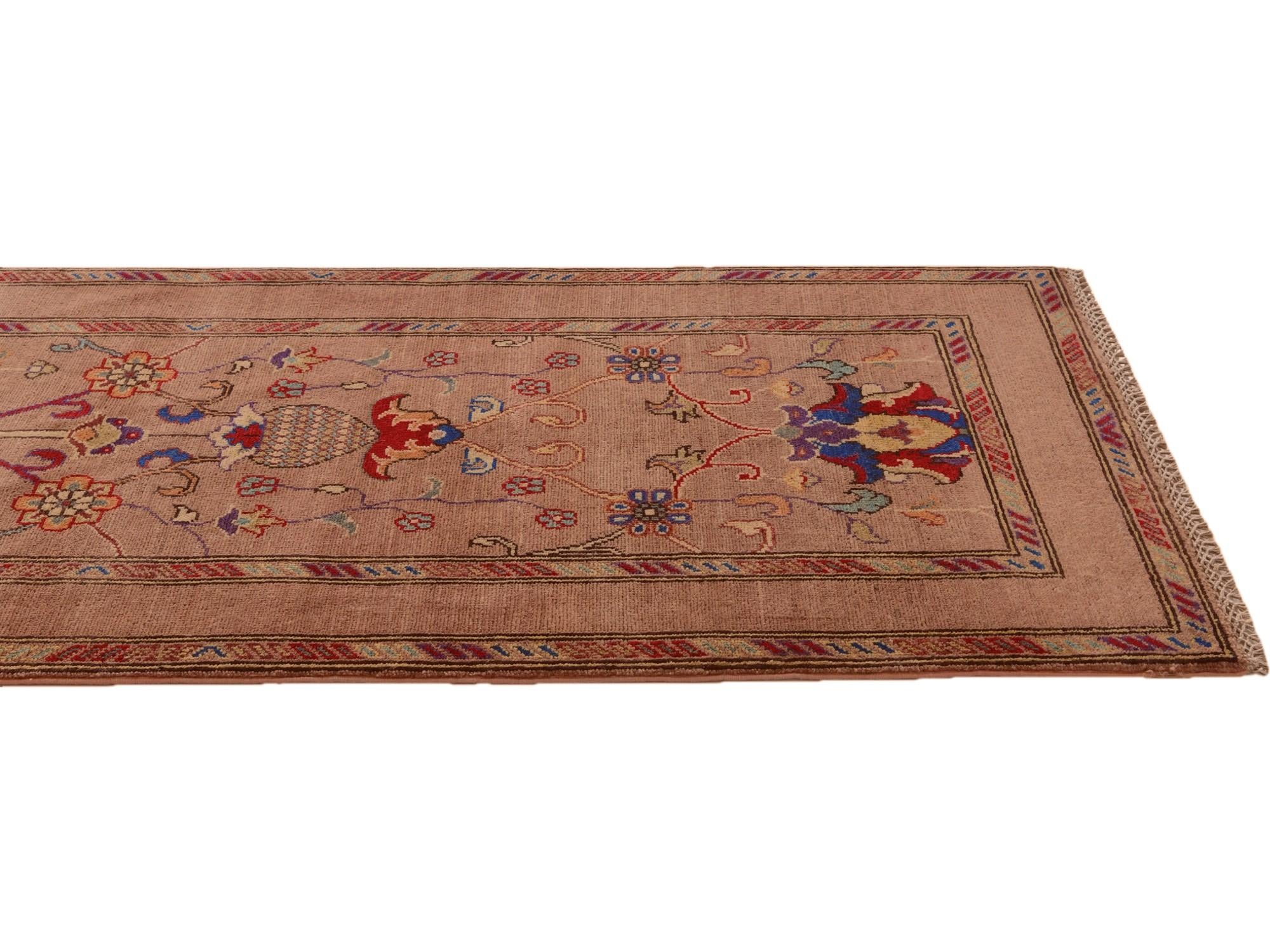 2' 9 x 10' 3 Hand Knotted Kazak Runner Rug