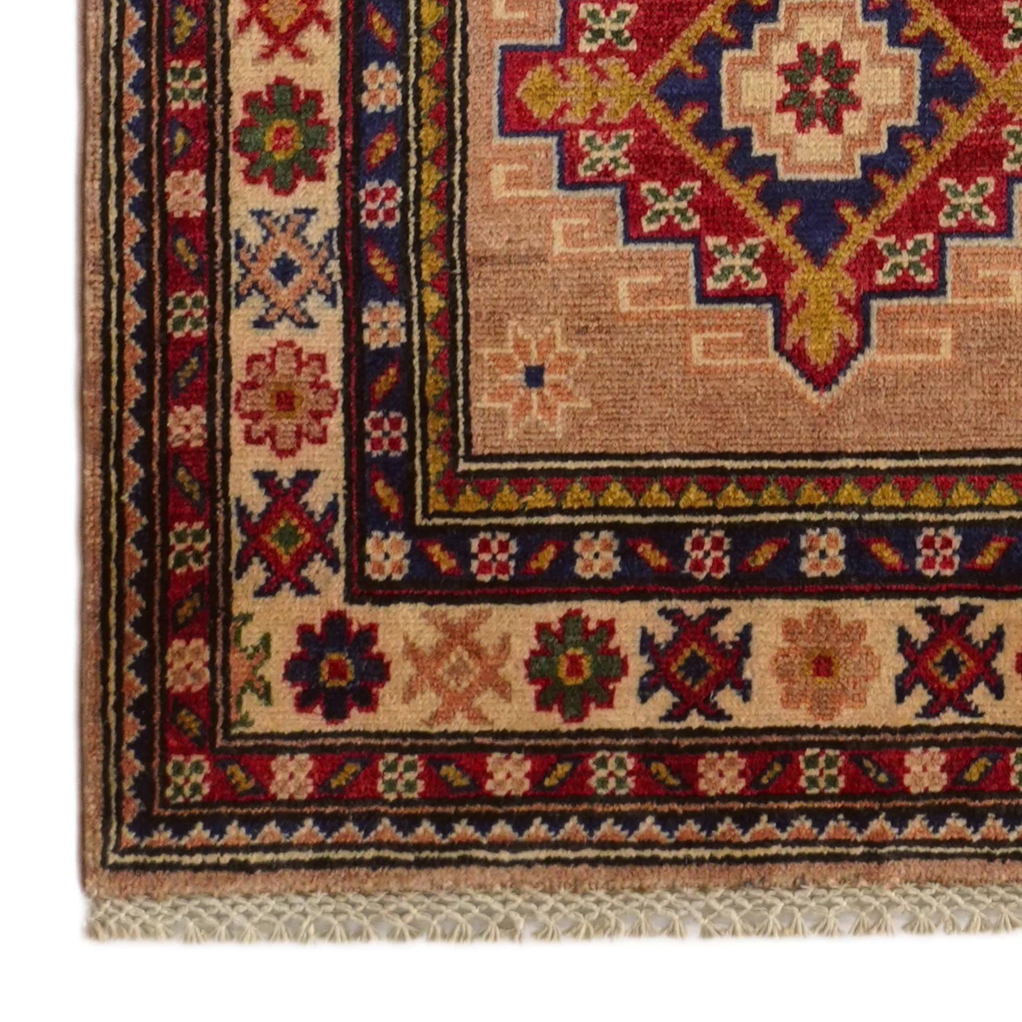 2' 7 x 9' 9 Hand Knotted Kazak Runner Rug