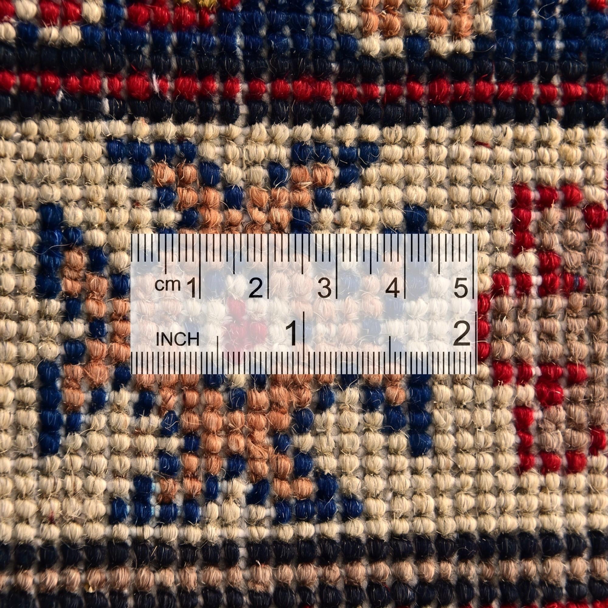 2' 7 x 9' 9 Hand Knotted Kazak Runner Rug