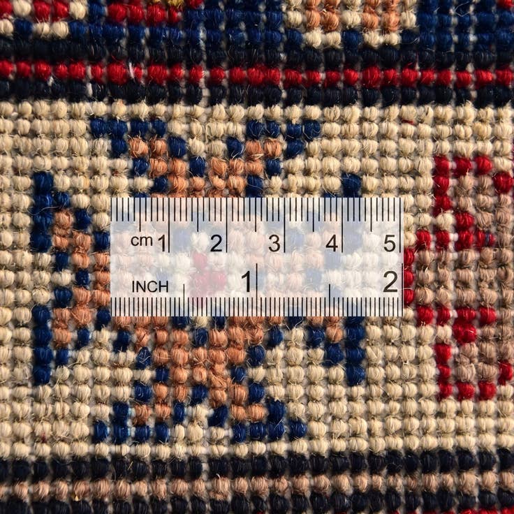 Detail image of 2' 7 x 9' 9 Hand Knotted Kazak Runner Rug