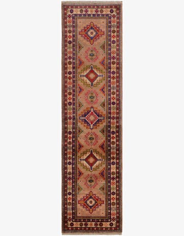 2' 7 x 9' 9 Hand Knotted Kazak Runner Rug