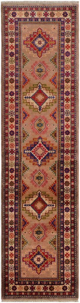 2' 7 x 9' 9 Hand Knotted Kazak Runner Rug