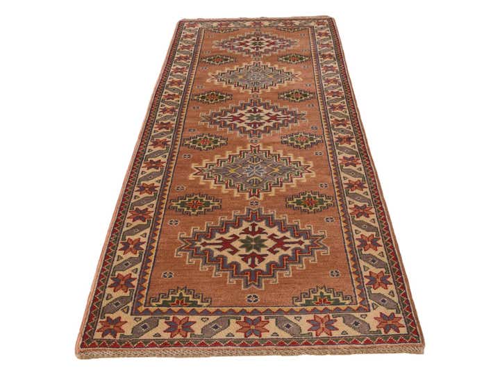 2' 8 x 7' 10 Hand Knotted Kazak Runner Rug