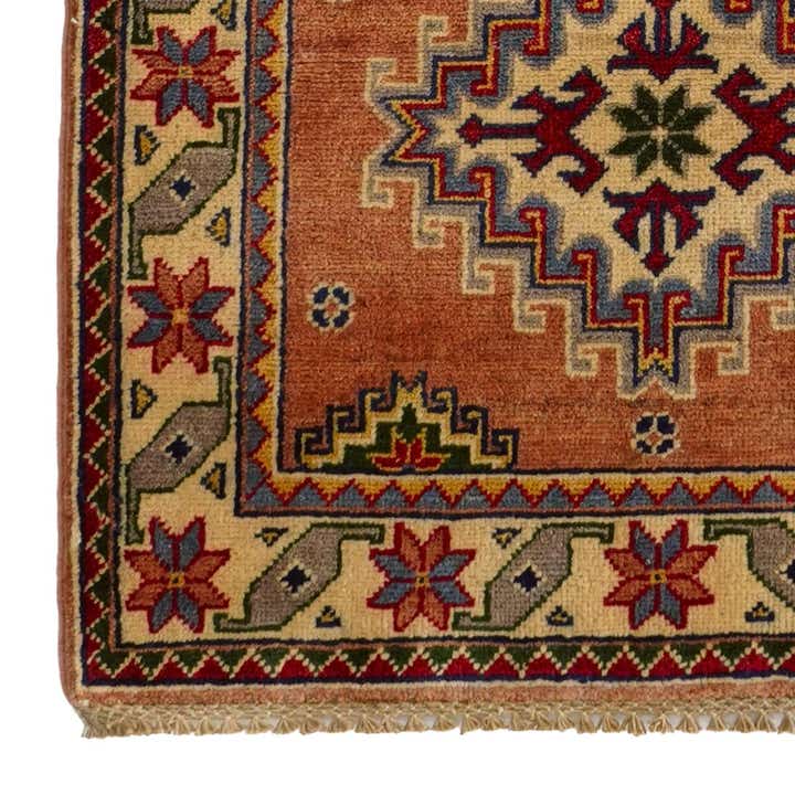 2' 8 x 7' 10 Hand Knotted Kazak Runner Rug