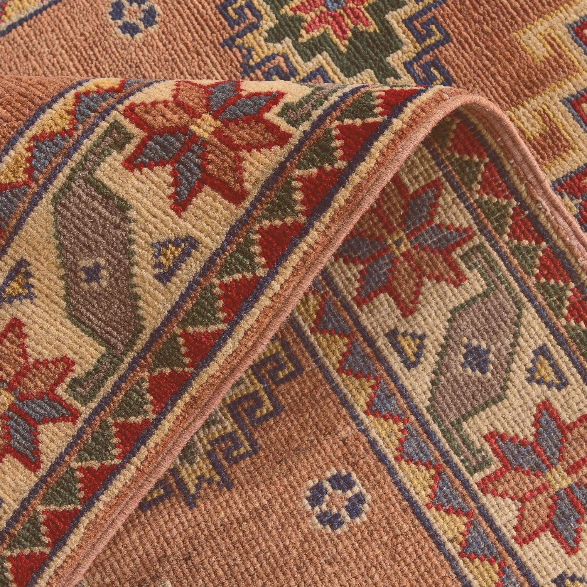 2' 8 x 7' 10 Hand Knotted Kazak Runner Rug