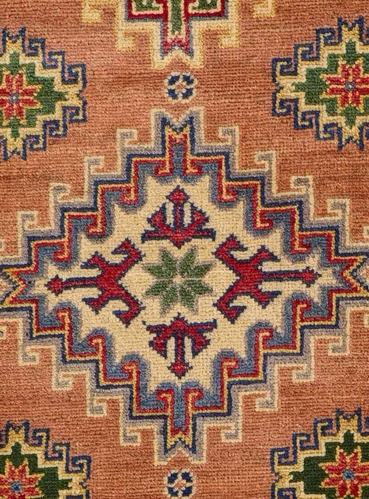 2' 8 x 7' 10 Hand Knotted Kazak Runner Rug