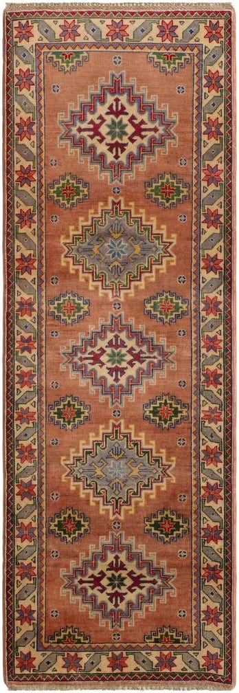 2' 8 x 7' 10 Hand Knotted Kazak Runner Rug