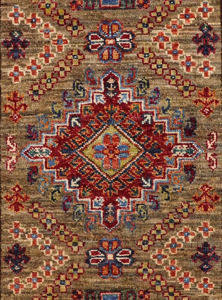 2' 8 x 9' 1 Hand Knotted Kazak Runner Rug