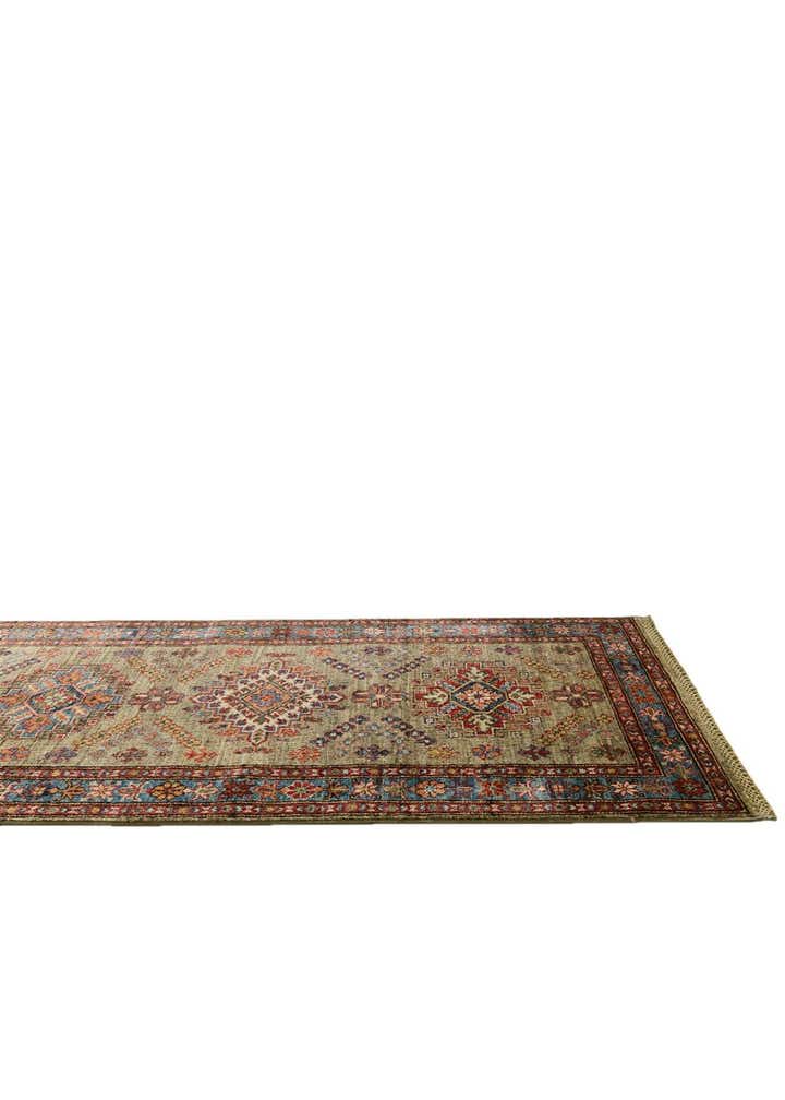 2' 9 x 10' 7 Hand Knotted Kazak Runner Rug
