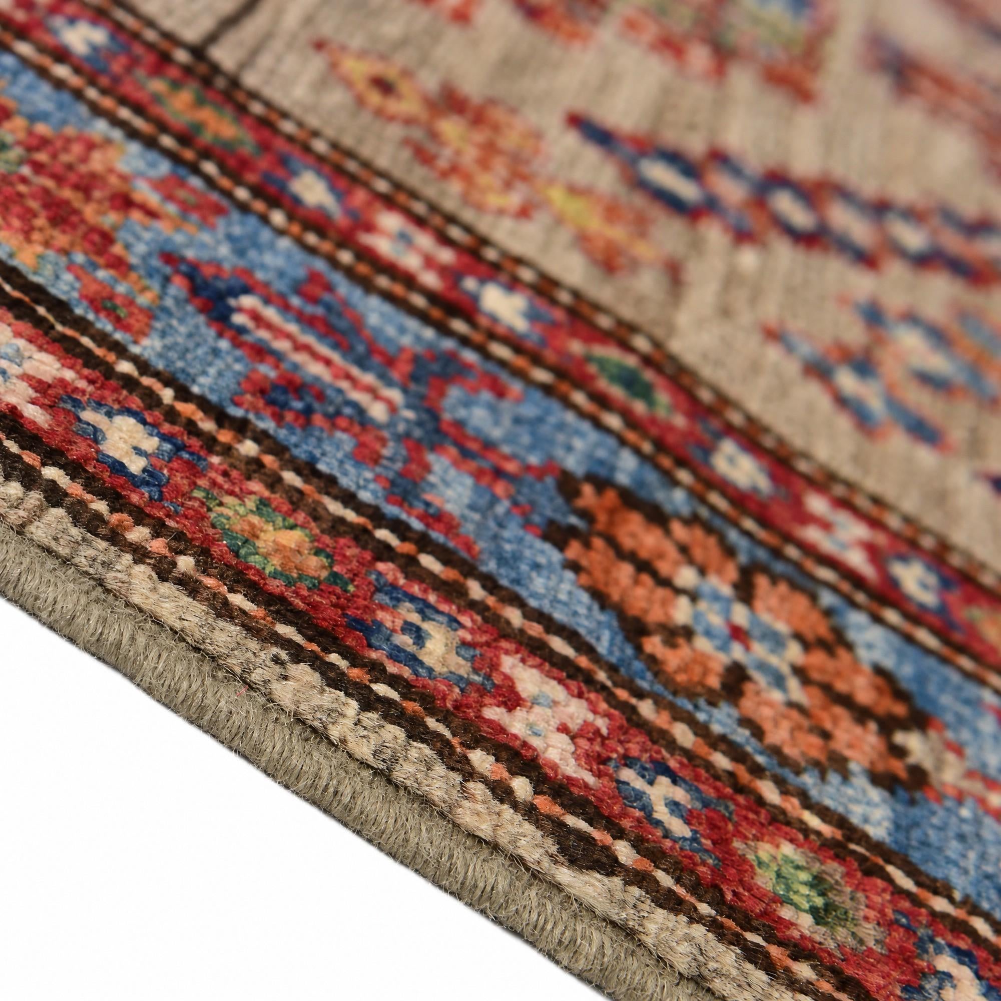 2' 9 x 10' 7 Hand Knotted Kazak Runner Rug