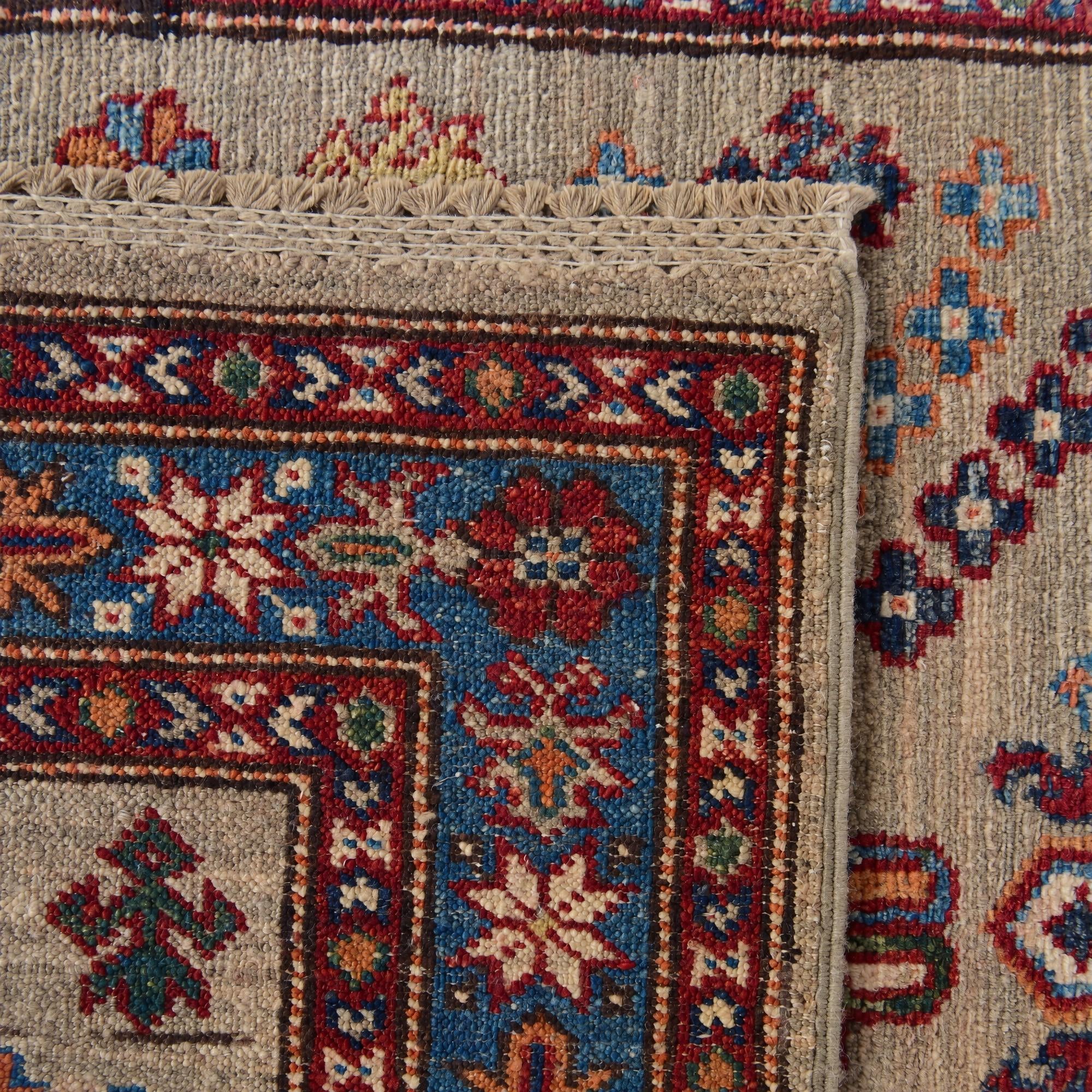 2' 9 x 10' 7 Hand Knotted Kazak Runner Rug