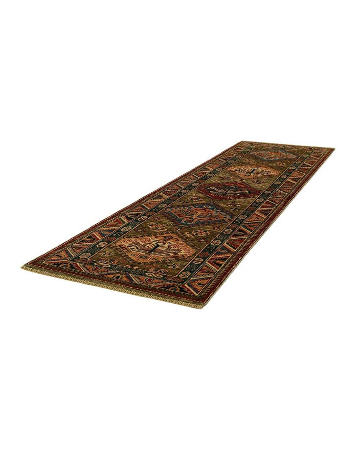 Detail image of 2' 7 x 9' 2 Hand Knotted Kazak Runner Rug
