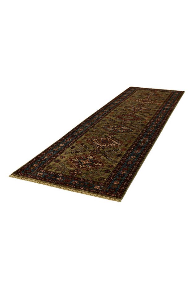 Detail image of 2' 11 x 10' 1 Hand Knotted Kazak Runner Rug