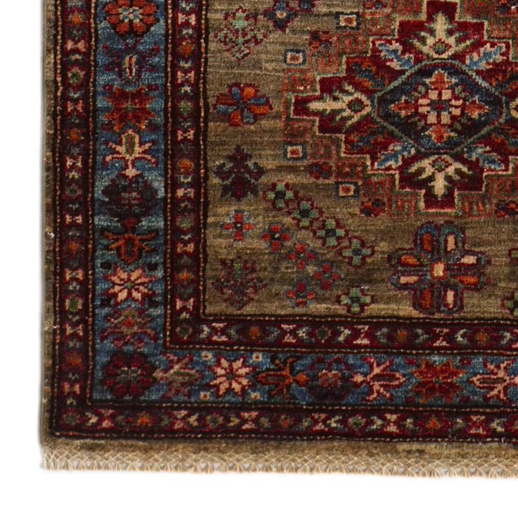 Detail image of 2' 11 x 10' 1 Hand Knotted Kazak Runner Rug