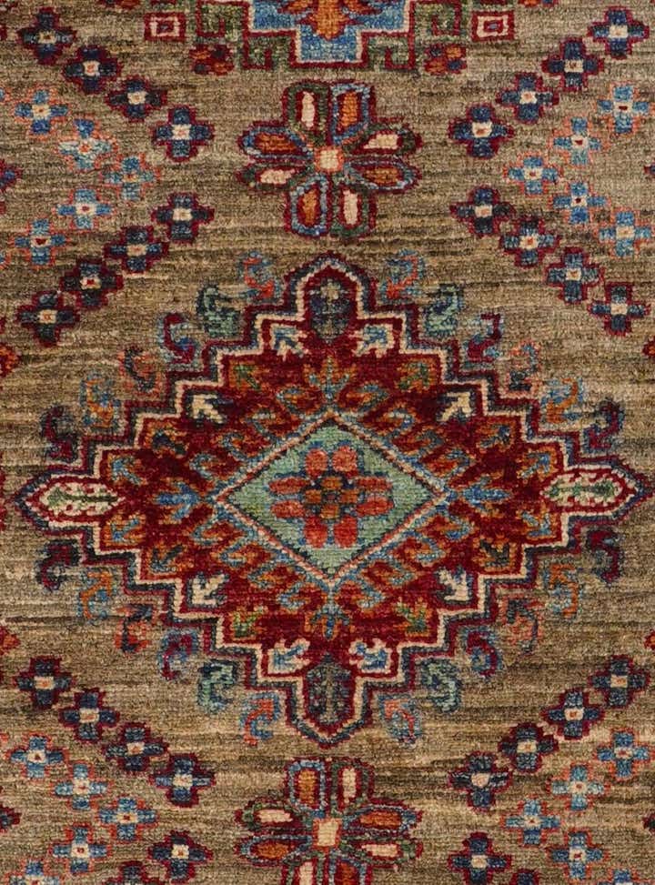 2' 11 x 10' 1 Hand Knotted Kazak Runner Rug