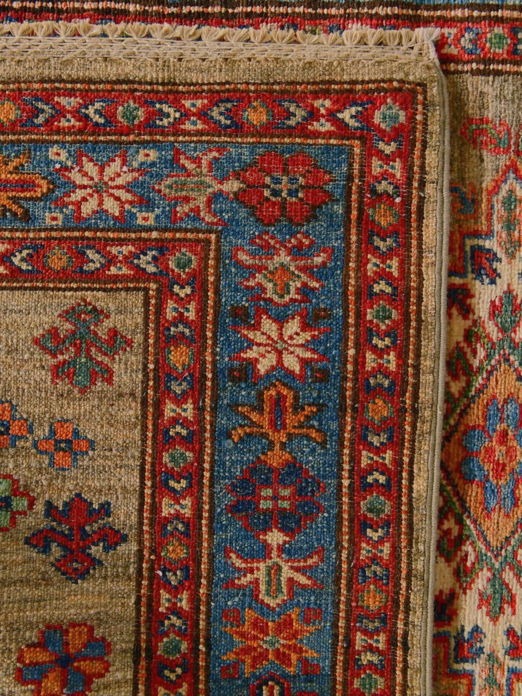 Detail image 12 of 12: 2' 11 x 10' 1 Hand Knotted Kazak Runner Rug