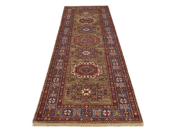 2' 7 x 8' 8 Hand Knotted Kazak Runner Rug