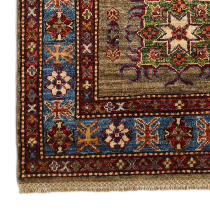 2' 7 x 8' 8 Hand Knotted Kazak Runner Rug