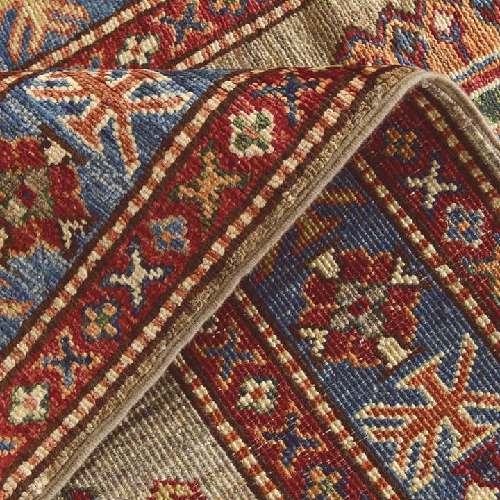 2' 7 x 8' 8 Hand Knotted Kazak Runner Rug