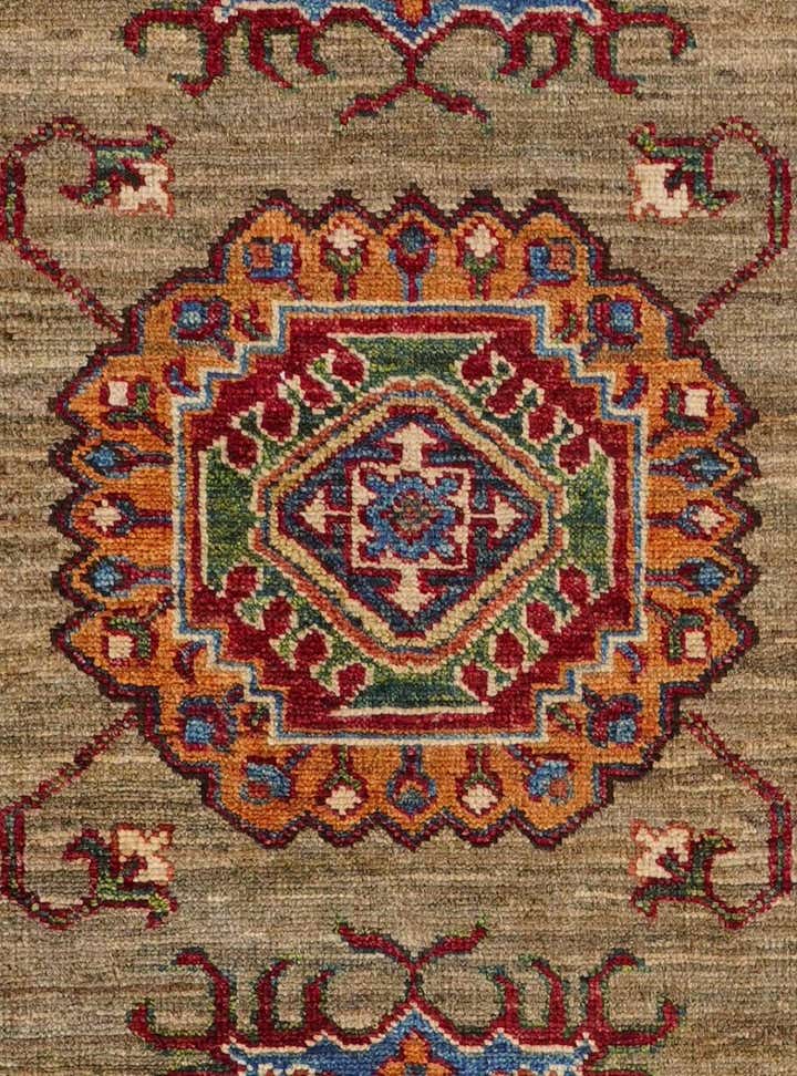 2' 7 x 8' 8 Hand Knotted Kazak Runner Rug