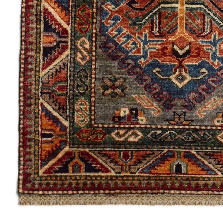 Detail image of 2' 9 x 9' 3 Hand Knotted Kazak Runner Rug