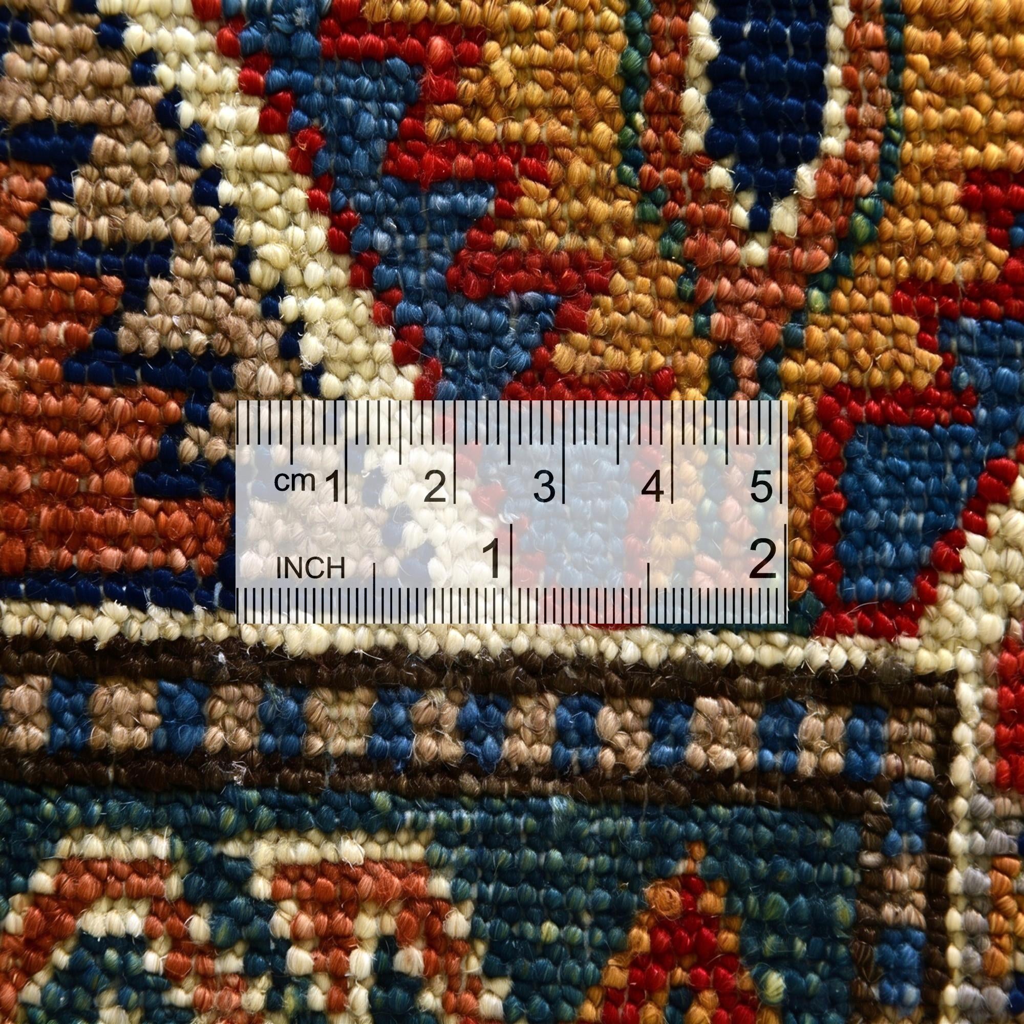 2' 9 x 9' 3 Hand Knotted Kazak Runner Rug