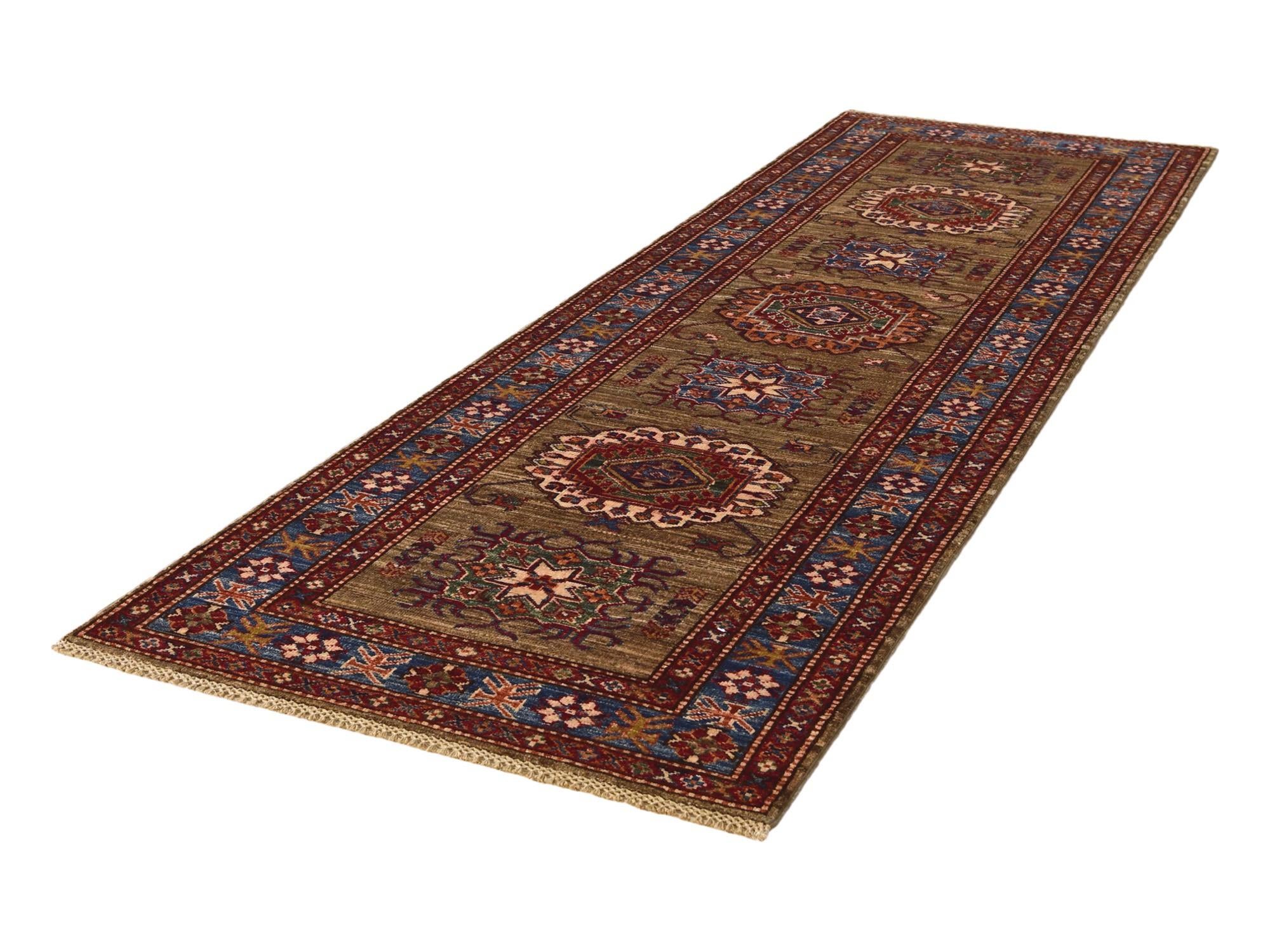2' 11 x 9' 1 Hand Knotted Kazak Runner Rug