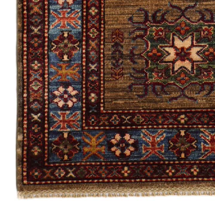 2' 11 x 9' 1 Hand Knotted Kazak Runner Rug