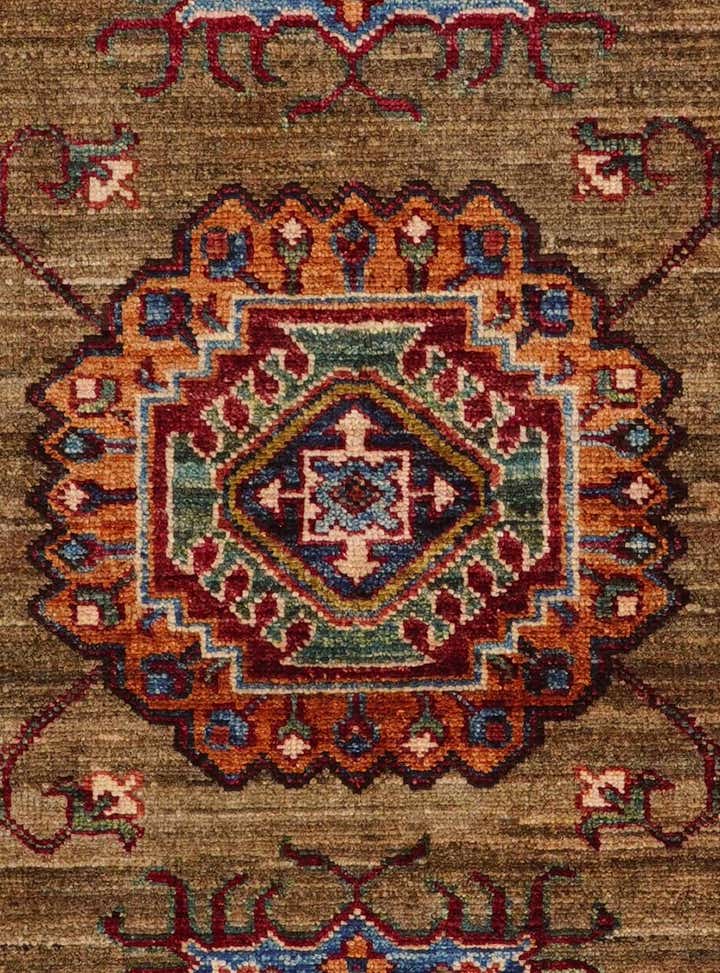 2' 11 x 9' 1 Hand Knotted Kazak Runner Rug