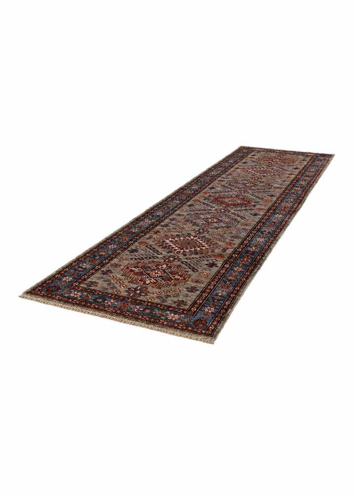 2' 7 x 9' 6 Hand Knotted Kazak Runner Rug