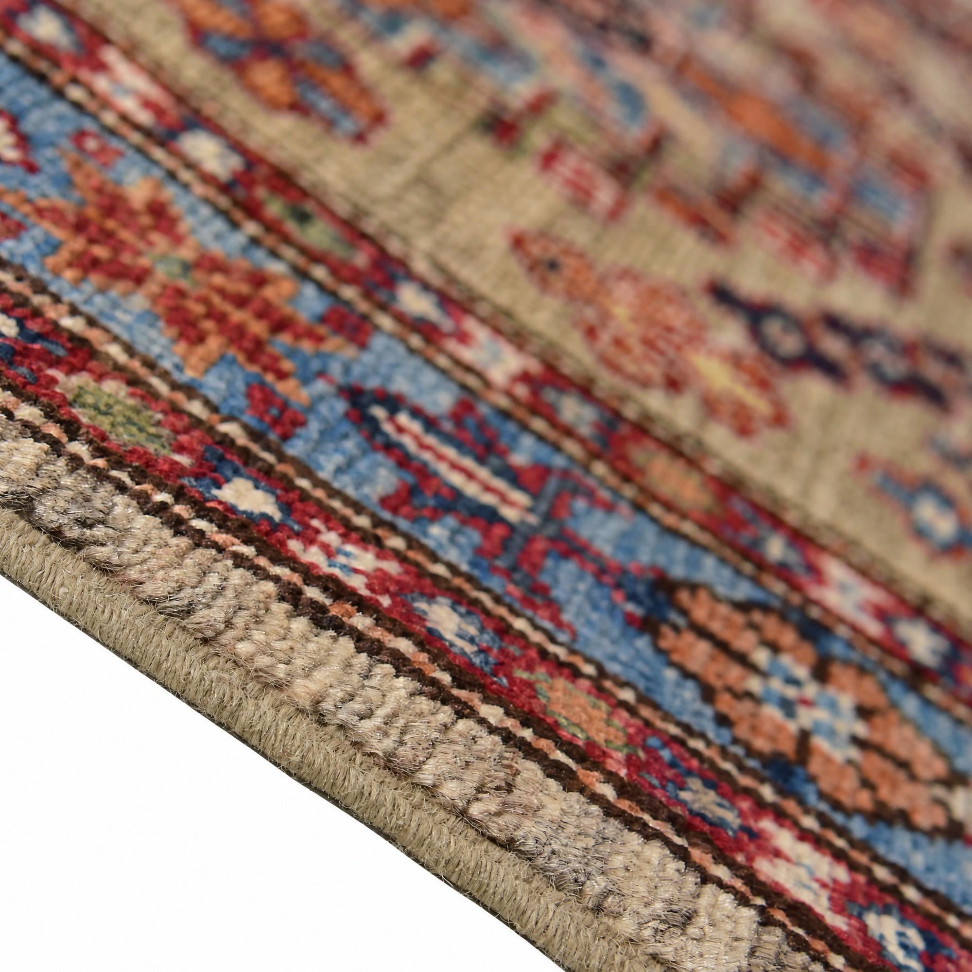 80cm x 290cm anudado a mano Kazak Alfombra Pasillera