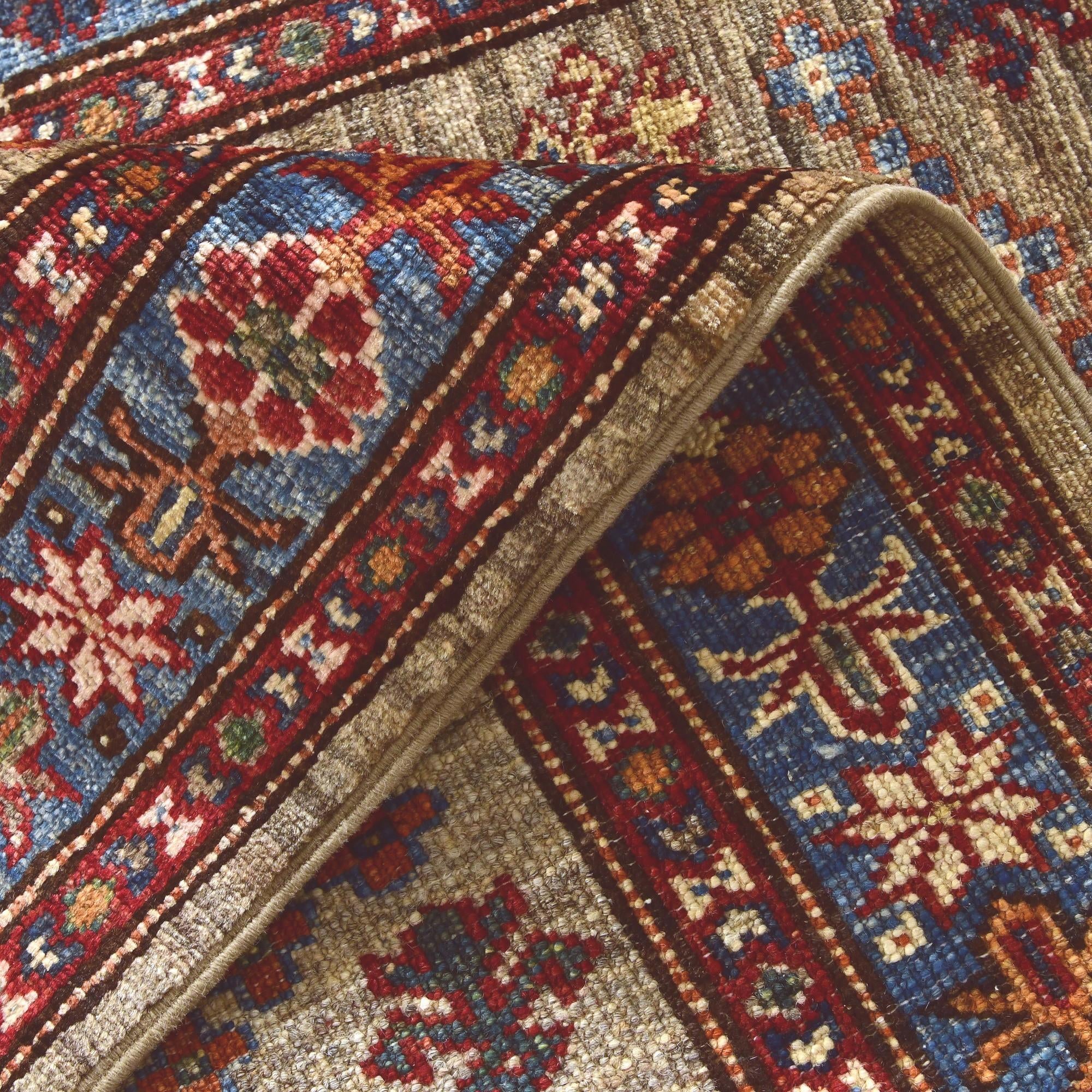 2' 7 x 9' 6 Hand Knotted Kazak Runner Rug