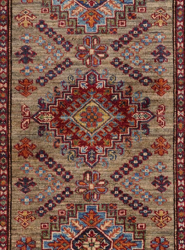 2' 7 x 9' 6 Hand Knotted Kazak Runner Rug