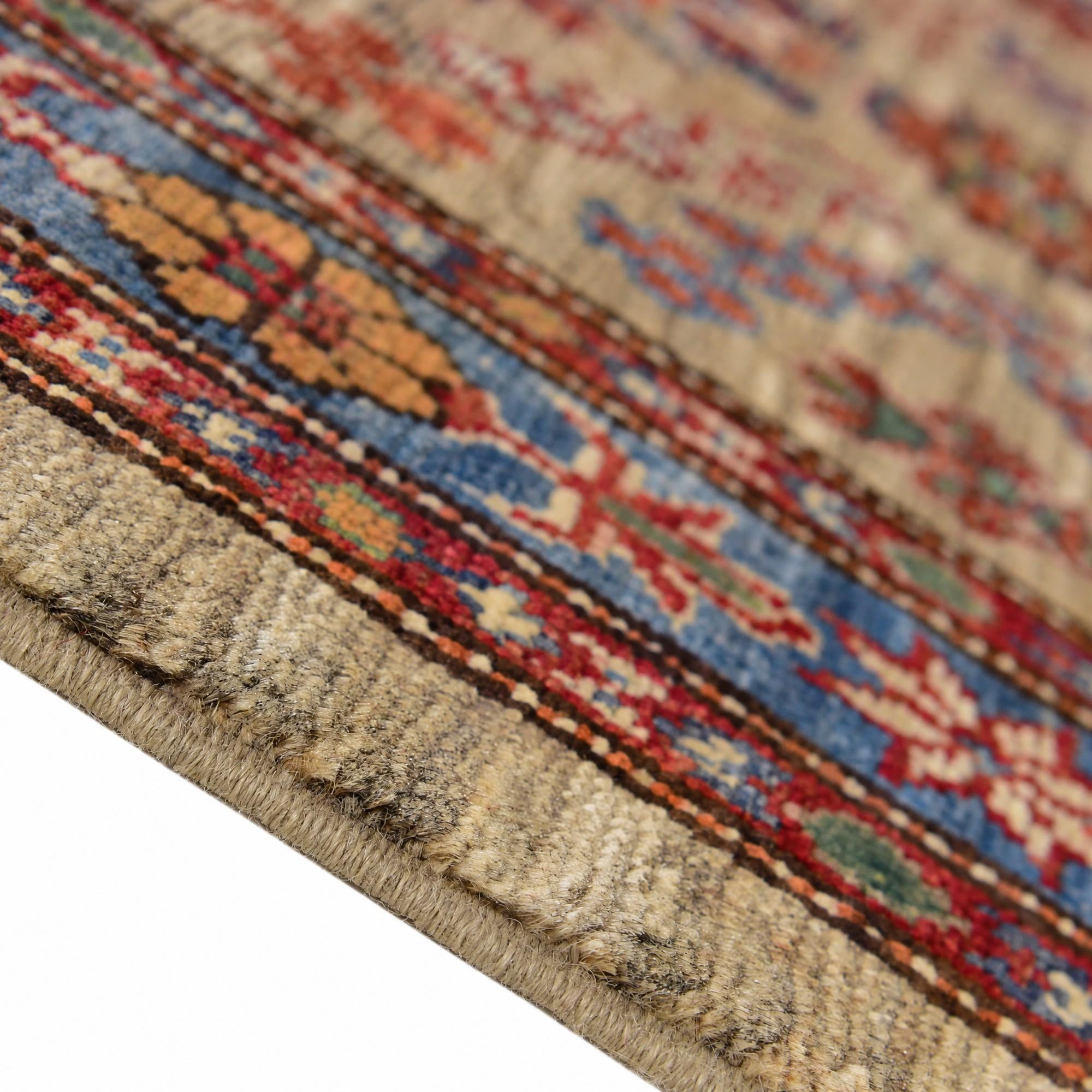 85cm x 300cm anudado a mano Kazak Alfombra Pasillera