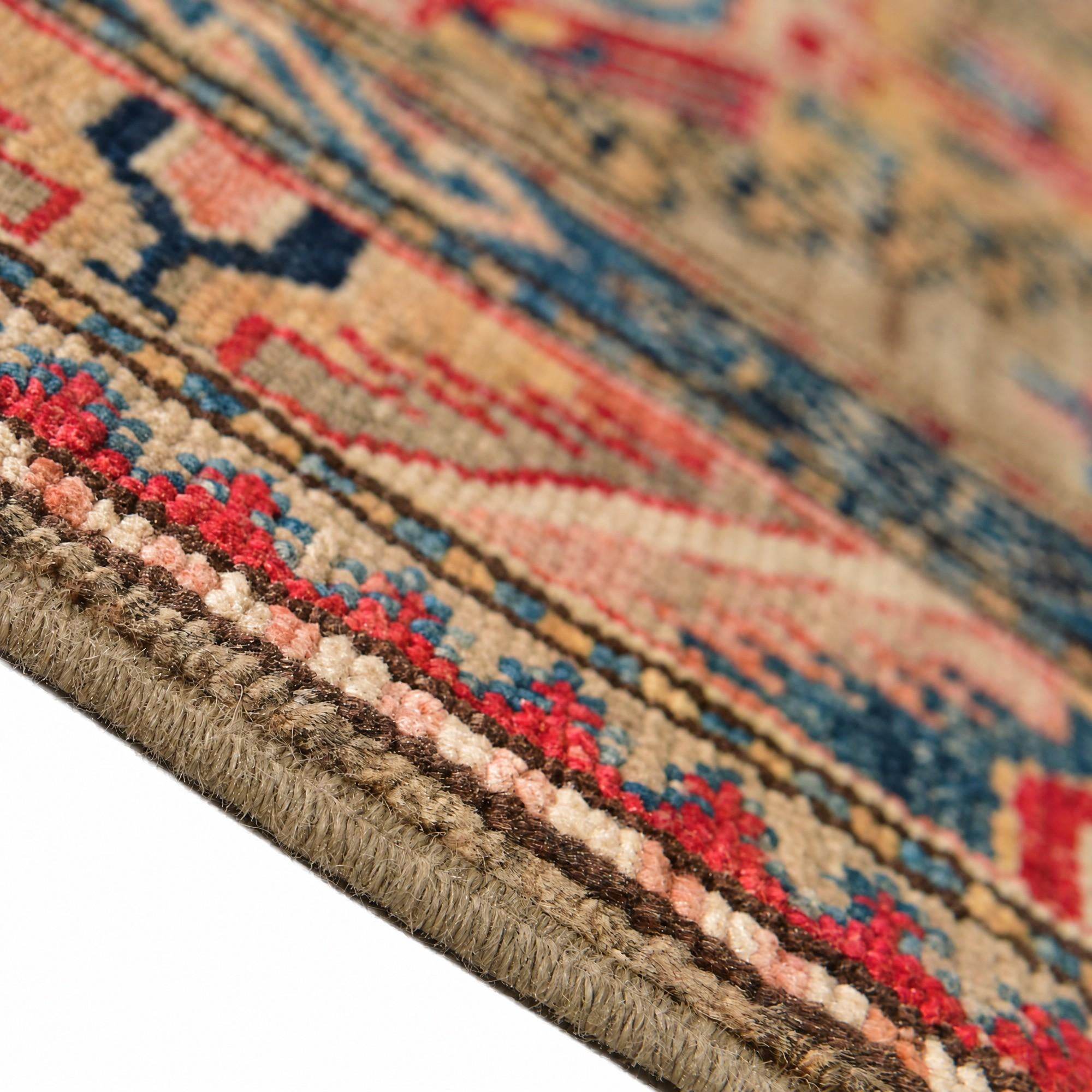 85cm x 275cm Hand Knotted Kazak Runner Rug