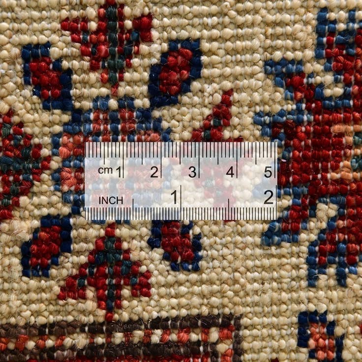Detail image of 2' 8 x 9' 9 Hand Knotted Kazak Runner Rug