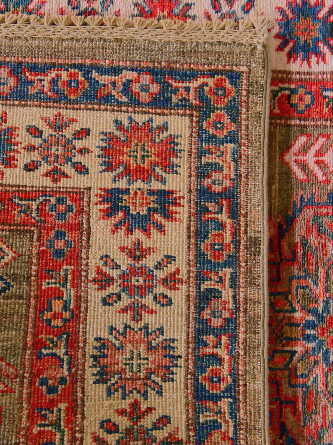 80cm x 300cm Hand Knotted Kazak Runner Rug
