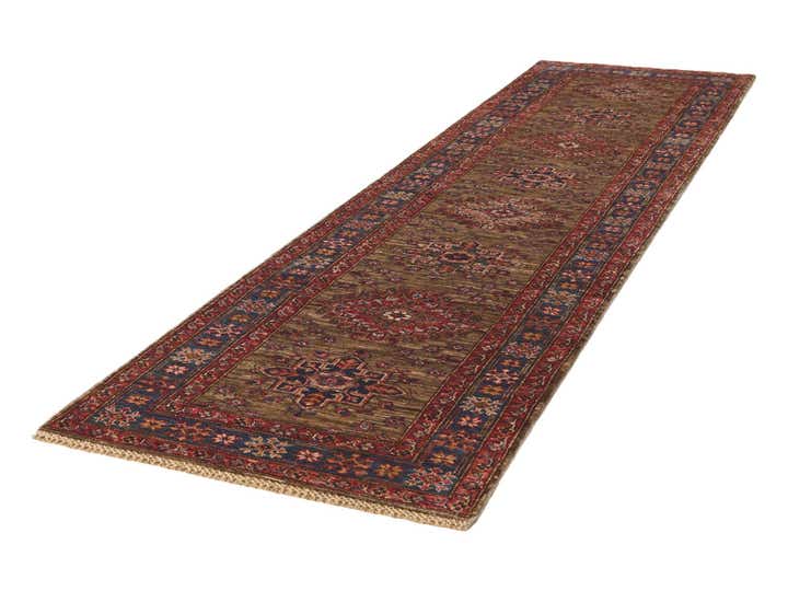 2' 9 x 10' Hand Knotted Kazak Runner Rug