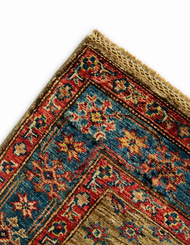 Detail image of 2' 9 x 10' Hand Knotted Kazak Runner Rug