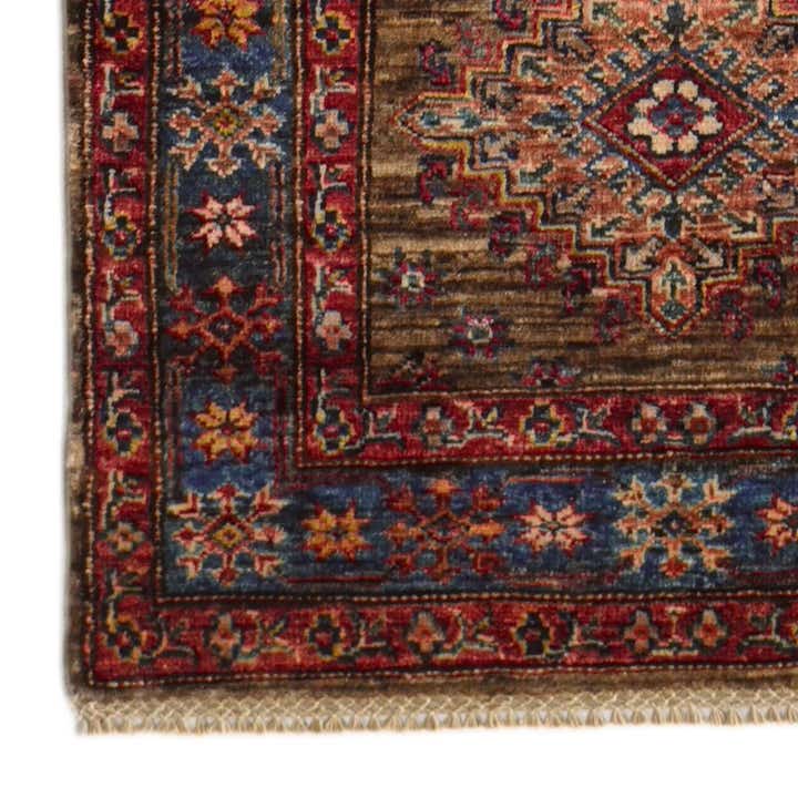 2' 9 x 10' Hand Knotted Kazak Runner Rug